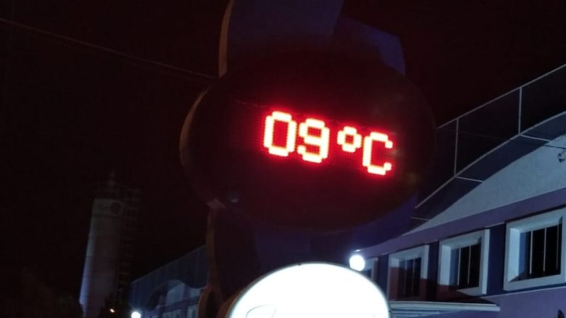 Com 9ºC, Auriflama teve a madrugada mais fria do ano