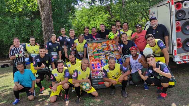 Futebol Solidário arrecada doações para o Lar dos Velhinhos