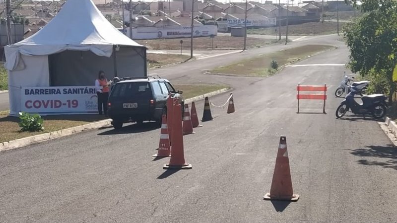 Pereira Barreto monta barreiras sanitárias para evitar circulação de pessoas em porto