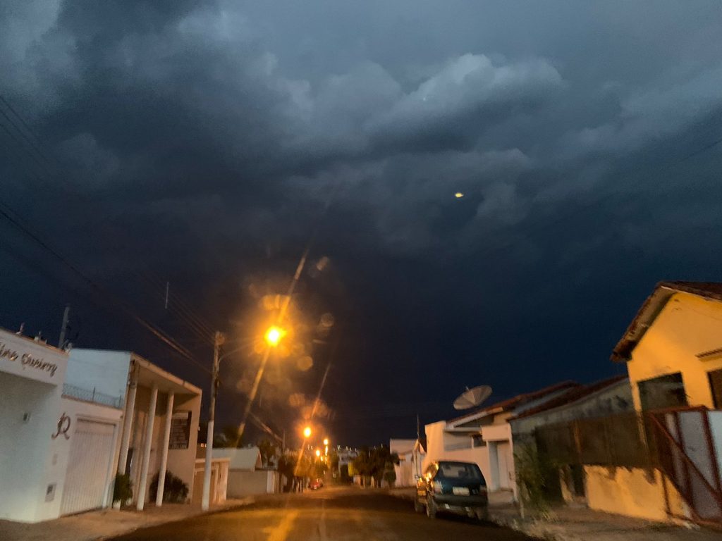 Previsão de tempestades durante a semana em Auriflama