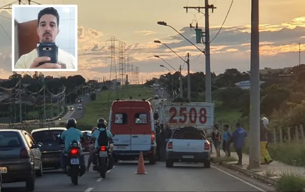 Motociclista morre após bater em caminhão com pneu estourado