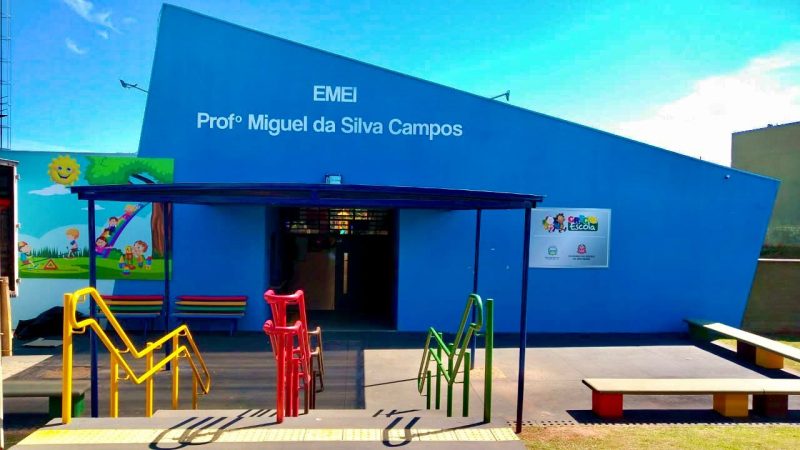 EMEI Profº Miguel da Silva Campos será inaugurada nesta quarta (19)